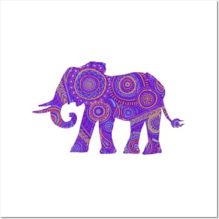 Elephant Mandala Posters and Art